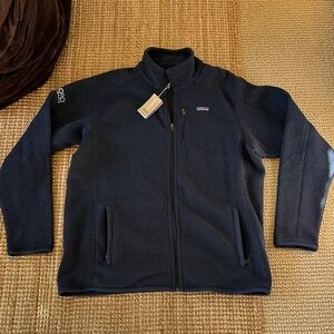 Patagonia Men's Better Sweater Zip Up Jacket Navy Fleece